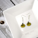Fan Frenzy Gifts Iowa Hawkeyes Officially Licensed Fan Dangle Earrings